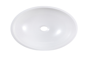 ROUND BOWL SOLID SURFACE BASIN