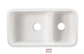 Solid Surface Double Bowl Sink