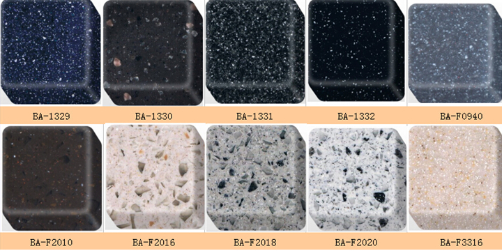Special Series of Solid Surface Color Pallet